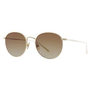 New GARRETT LEIGHT Morningside M Sun White Square 4070 PH/AUG Sunglasses Women